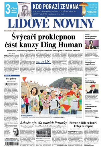 Obálka e-magazínu Lidové noviny 1.8.2015