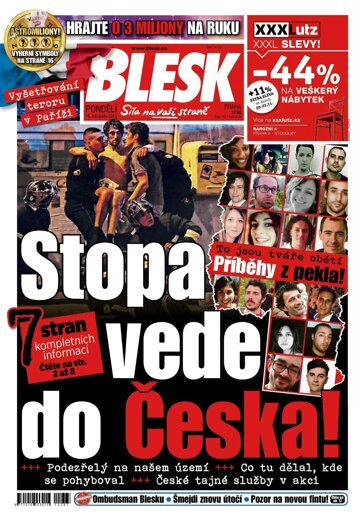 Obálka e-magazínu Blesk 16.11.2015