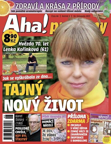 Obálka e-magazínu AHA! pro ženy 14.11.2017