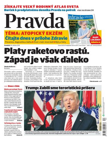 Obálka e-magazínu Pravda 28. 10. 2019