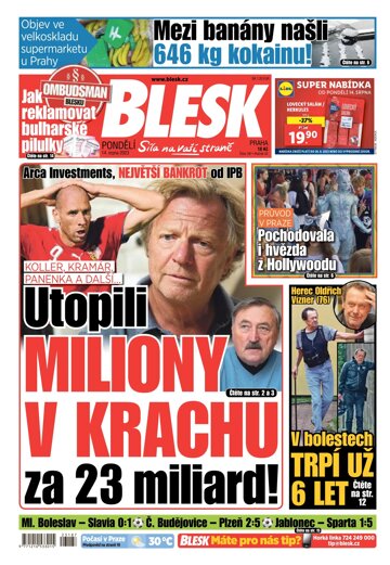 Obálka e-magazínu Blesk 14.8.2023