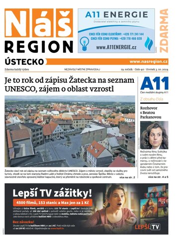 Obálka e-magazínu Náš Region - Ústecko 40/2024