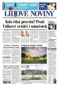 Obálka e-magazínu Lidové noviny 10.6.2014