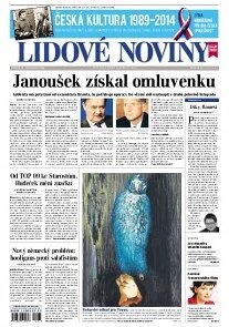 Obálka e-magazínu Lidové noviny 12.11.2014