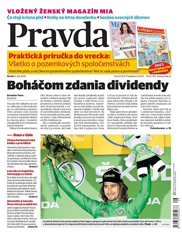 Obálka e-magazínu Pravda 13. 7. 2016