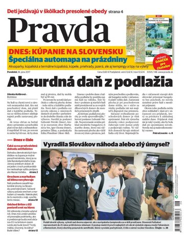 Obálka e-magazínu Pravda 26. 6. 2017