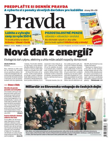 Obálka e-magazínu Pravda 21.10.2017