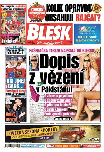 Obálka e-magazínu Blesk 11.5.2018