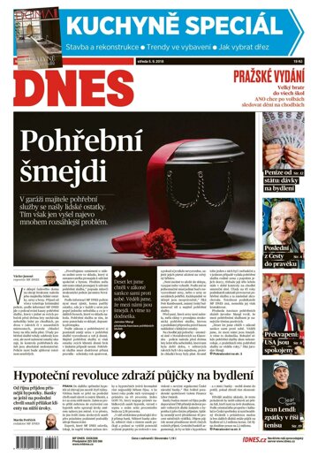 Obálka e-magazínu MF Dnes 5.9.2018