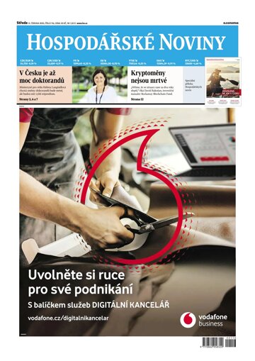 Obálka e-magazínu Hospodářské noviny 116 - 15.6.2022