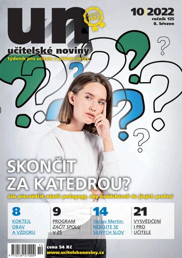 Obálka e-magazínu Učitelské noviny 10/2022