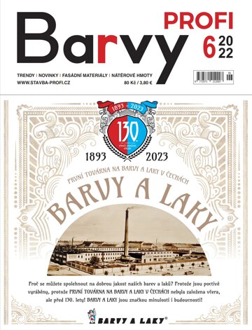 Obálka e-magazínu BARVY Profi 6/2022