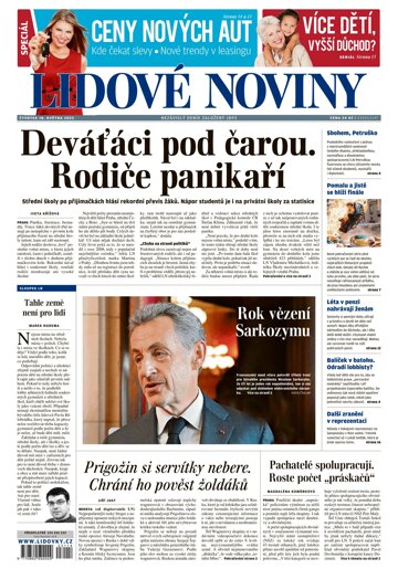 Obálka e-magazínu Lidové noviny 18.5.2023