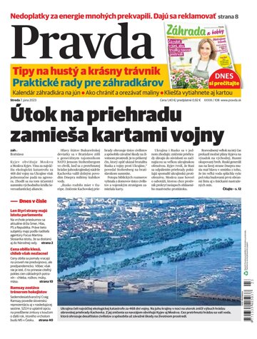 Obálka e-magazínu Pravda 7. 6. 2023