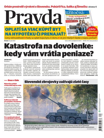 Obálka e-magazínu Pravda 26. 7. 2023