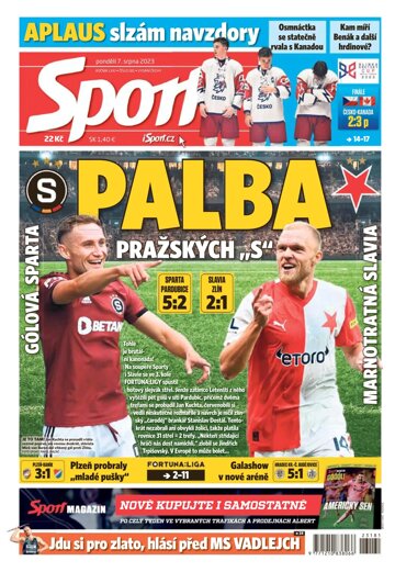 Obálka e-magazínu Sport 7.8.2023