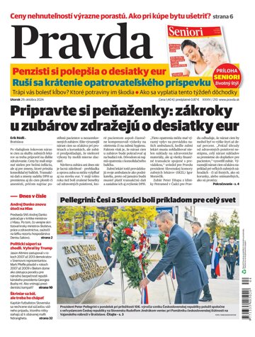 Obálka e-magazínu Pravda 29. 10. 2024