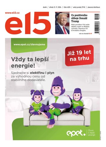 Obálka e-magazínu E15 13.11.2024