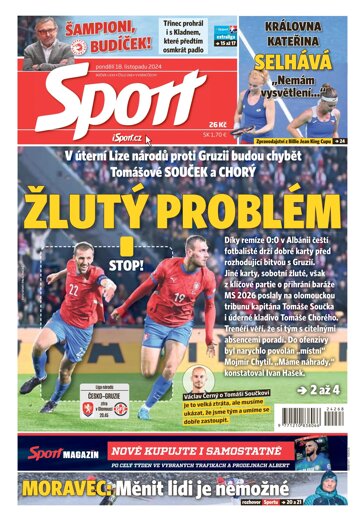 Obálka e-magazínu Sport 18.11.2024