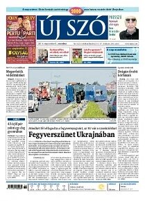 Obálka e-magazínu Új Szó 6.9.2014