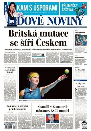 Obálka e-magazínu Lidové noviny 18.2.2021