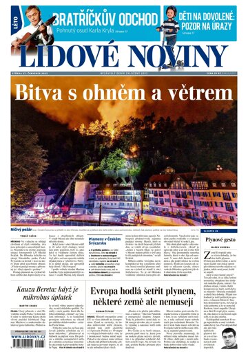 Obálka e-magazínu Lidové noviny 27.7.2022