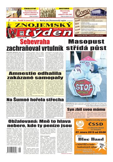 Obálka e-magazínu Znojemský týden 08 / 2015