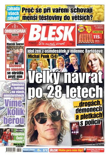 Obálka e-magazínu Blesk 27.3.2023