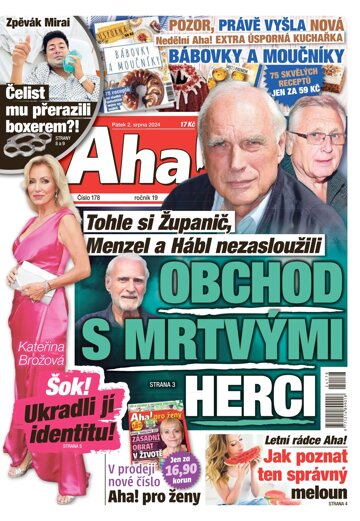 Obálka e-magazínu AHA! 2.8.2024