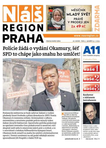 Obálka e-magazínu Náš Region - Praha 3/2025