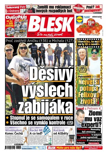 Obálka e-magazínu Blesk 7.7.2015