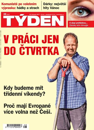 Obálka e-magazínu Týden 48/2017