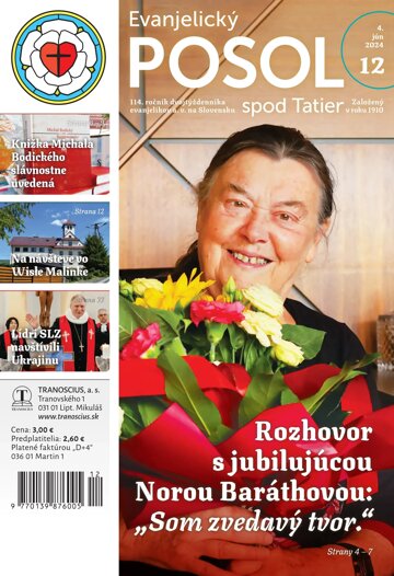 Obálka e-magazínu Evanjelický posol spod Tatier 12/2024