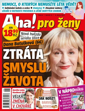 Obálka e-magazínu AHA! pro ženy 6/2025