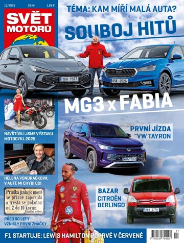 Obálka e-magazínu Svět motorů 11/2025