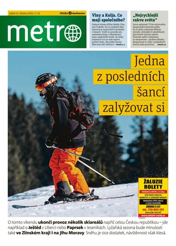 Obálka e-magazínu deník METRO 14.3.2025