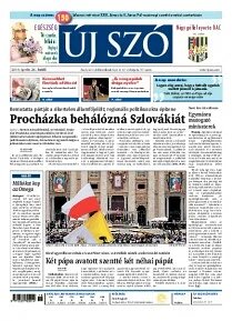 Obálka e-magazínu Új Szó 28.4.2014