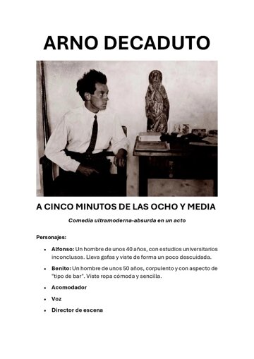 Obálka knihy A cinco minutos de las ocho y media