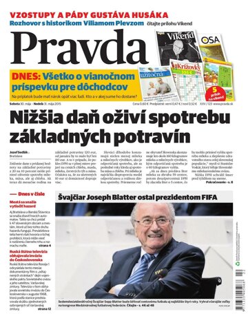 Obálka e-magazínu Pravda 30. 5. 2015