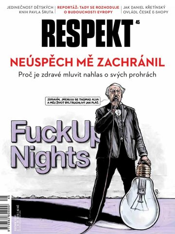 Obálka e-magazínu Respekt 45/2015