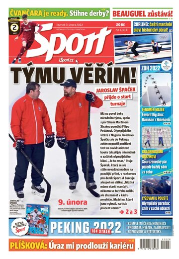 Obálka e-magazínu Sport 3.2.2022