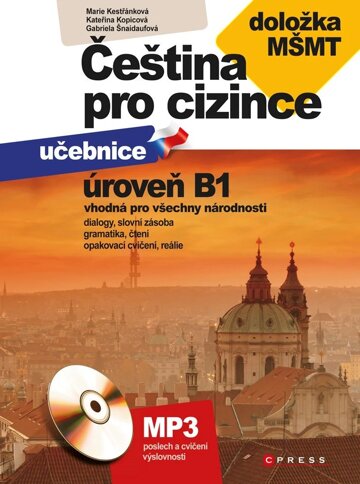 Obálka knihy Čeština pro cizince B1 +cvičebnice