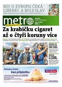 Obálka e-magazínu deník METRO 17.7.2014