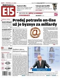 Obálka e-magazínu E15 11.9.2014