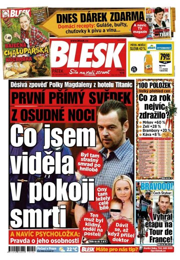 Obálka e-magazínu Blesk 10.7.2015