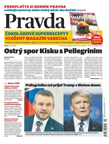 Obálka e-magazínu Pravda 8. 3. 2019