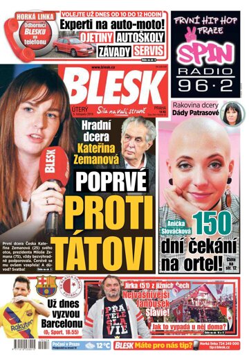 Obálka e-magazínu Blesk 5.11.2019