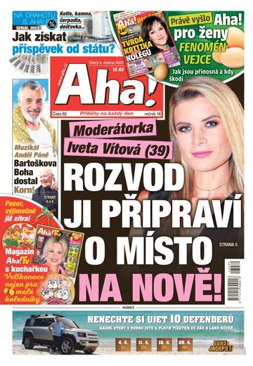 Obálka e-magazínu AHA! 4.4.2023