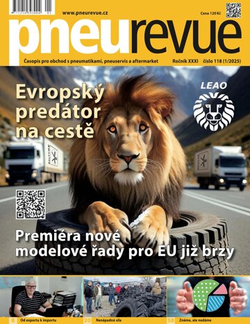 Obálka e-magazínu PNEU REVUE 1 / 2025