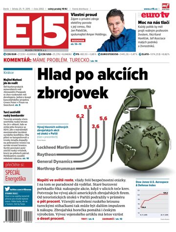 Obálka e-magazínu E15 25.11.2015